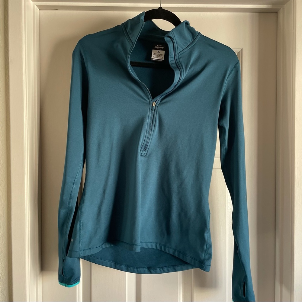 Reposhed Teal Nike Quarter Zip